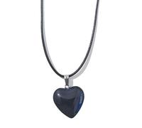 YUGSHNKFC Geometric Healing Crystals Necklace Natural Semi-Precious Chakras Gemstones Amulet Charm Protective Necklace