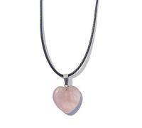 YUGSHNKFC Geometric Healing Crystals Necklace Natural Semi-Precious Chakras Gemstones Amulet Charm Protective Necklace