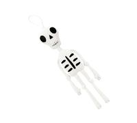 YUGSHNKFC Ghostly Fabric Skull Props For Halloween Party Decorations Haunting House Theme Scary Skeleton Accessory Gift Desktop Skull Display