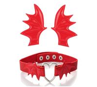 YUGSHNKFC Girls Hair Clips Halloween Cosplay Devil Wing Hairpin Headwear Punk Hair Jewelry Unique Black Headwear