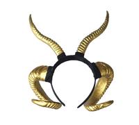 YUGSHNKFC Halloween Party Hairhoop 3D Goat Horn Hairband Cosplay Props Headdress Theme Party Headband Accessories
