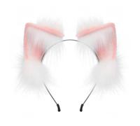 YUGSHNKFC Handmade Cartoon Foxes Ear Hair Hoop Woman Halloween Makeup Headband for Carnivals Cosplay Hair Accessories