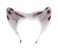 YUGSHNKFC Handmade Cartoon Kitten Ear Hair Hoop Woman Halloween Makeup Headband for Carnivals Cosplay Hair Accessories