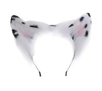 YUGSHNKFC Handmade Cartoon Kitten Ear Hair Hoop Woman Halloween Makeup Headband for Carnivals Cosplay Hair Accessories