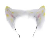YUGSHNKFC Handmade Cartoon Kitten Ear Hair Hoop Woman Halloween Makeup Headband for Carnivals Cosplay Hair Accessories