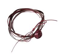 YUGSHNKFC Handmade Leather Choker Necklace Elegant Flower Shaped Pendant Clavicle Chain for Holiday Parties and Everyday Wear