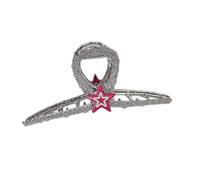 YUGSHNKFC Internet Celebrity Taking Photo Ponytail Hair Claw with &Star Shinning Hair Clip for Woman Teens High Ponytail