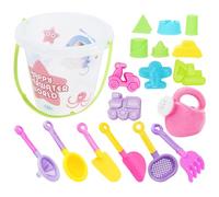 YUGSHNKFC Kids Sand Box Toy Playset 18Pcs Shovels Bucket and Sandcastle Molds Sand Bucket Toy for Child Outdoor Engagement Kids Beach Shovel Set