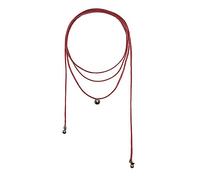 YUGSHNKFC Korean Rope Neck Chain Necklace For Women Charm Metal Round Bead Pendant Collar Chain Choker Fashion Party Jewelry