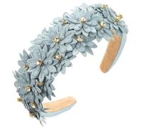 YUGSHNKFC Leather Hairband Elegant Headband Rhinestones Embellished Hair Accessories Enhancing Your Look with Delicate Details