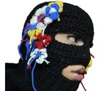 YUGSHNKFC Leopard Crochet Hat for Women Men Cosplay Picture Props Scary Cosplay Halloween