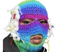 YUGSHNKFC Leopard Crochet Hat for Women Men Cosplay Picture Props Scary Cosplay Halloween