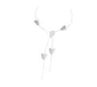 YUGSHNKFC Long Necklace Large Round/Heart Pendant Neck Chain for Women Simple and Elegant Designing Temperament Jewelry