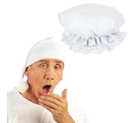 YUGSHNKFC Maid Hat White Classical Lace for Game Challenge, Themed Parties and Photography Outfit Granny Props Unisex Baby