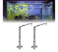 YUGSHNKFC Modern Aluminum Marinepark Light Mounting Parenthesis Modifiable Silver Fish Cistern Owner for Secure Installation and Space Saving Plan Marinepark Light Owner Aluminum