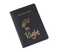 YUGSHNKFC Mr. Mrs. Passports Covers Holder Travel Passports Wallet Case for Women and Men Protector Mr. Mrs. Covers Holder