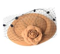 YUGSHNKFC Multipurpose Tulle Hat Accessory For Women Unique Headwear Headpieces Great For Parties Weddings Dates And Travel