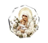 YUGSHNKFC Nativity Scene Ornament Manger Jesuses Nativity Set Tabletop Display Christmas Decoration for Offices Home Decors Baby Jesuses Manger Set