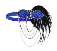 YUGSHNKFC Ponytail Headbopper Sequins Ponytail Headband Halloween Costume Headwear Accessory Vintage Hair Hoop