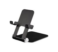 YUGSHNKFC Portable Phone Holder with Silicone Pads for Watching, Black