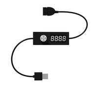 YUGSHNKFC Portable USB Auto Power Off Timer Switching Cable Control Cord Easy Adjustment From 5 Minutes To 24 Hours 55 Minutes