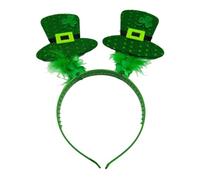 YUGSHNKFC Powder Patricks Day Headband Shamrock/Hat Hair Hoop Festival Performances Headpiece for Couple