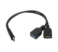 YUGSHNKFC Practical Type C To USB 3 Host Adapters Cable 30CM Supports Function With 5Gbps Data Transfer Extension Converters