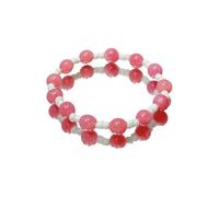 YUGSHNKFC Rainbow Star Pendant Necklace Stylish Wrist Chain Lightweight Beaded Jewelry For Everyday Wear Special Occasion Glossy Beaded Star Jewelry