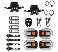 YUGSHNKFC Rechargeable Bicycles Tail Light Signals Waterproofed Bicycles Rear Light For Various Weather Use Rechargeable Blinkers