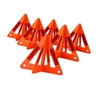 YUGSHNKFC Reflective Sign Foldable for Nighttime Car Trucks Emergencies Quick Setup Warning Triangle with Reflective Panels