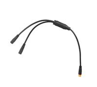 YUGSHNKFC Reliability Double Output Cable for Bike, 1 male plug and 2 fe