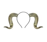 YUGSHNKFC Removable Foam Horn Hairhoop Head Accessories For Carnivals Party Halloween Masquerades Party Dressingup Props Goat Horn Hairband