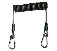 YUGSHNKFC Retractable Kayak Paddle Board Fishing Rod Leash Paddles Leash with Quick Release Paddle Holder Clip D-Shape Carabiner Retractable Lanyard