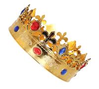 YUGSHNKFC Royal King Crowns Hat Birthday King Crowns Hat For Adult And Kid Halloween Nativity Masquerades Birthday Party Headwear Crown