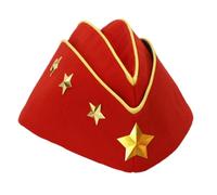 YUGSHNKFC Sailors Captain ' s Caps Stewardess Pillbox Hat Perfect for Role Play Lovers and Themed Event Halloween Role Play Breathable Dance Caps Costume Hat