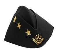 YUGSHNKFC Sailors Captain ' s Caps Stewardess Pillbox Hat Perfect for Role Play Lovers and Themed Event Halloween Role Play Breathable Dance Caps Costume Hat