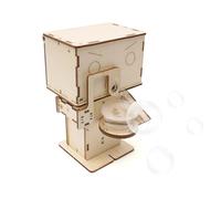 YUGSHNKFC Science Set Wooden Bubble Robot Experiment for Kids to Explore Air Dynamics Kids Science Experiment