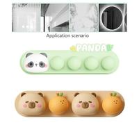 YUGSHNKFC Silicone Panda Cable Organizers Adhesive Cable Clip For Managing Wire On Desks And Nightstands Cable Fixer