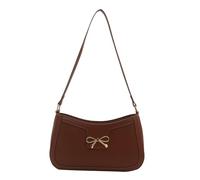 YUGSHNKFC Sophisticated Armpit Bag for Women Bows Handbag PU Leather Shoulder Bags Trendy Underarm Purse for Various Occasion Bows Handbag