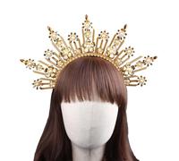 YUGSHNKFC SunGoddess Headband for Women VirginMary Hairband Party Wedding Halloween Headpieces