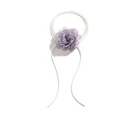 YUGSHNKFC Super Fairy Rose Mesh Flower Retro Necklace Collar Choker Neck Chain Princess Belt Women Jewelry