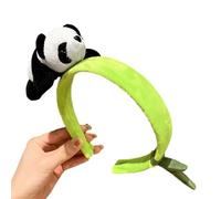 YUGSHNKFC Sweet Halloween Live Broadcast Hairband Women Students Photoshoot Hairband Stuffed Panda Shape Cosplay Headbands