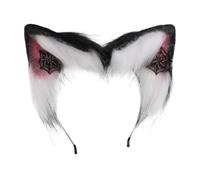 YUGSHNKFC Sweet Students Woman Photoshoots Hairband with Spiderweb Earring Cat Ears Headbands Ethnic Cartoon Hair Hoop