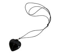 YUGSHNKFC Swollen Heart Pendant Necklace Birthday Present Large Heart Necklace Charm Stylish Women's Neck Chain Accessory