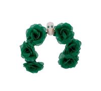 YUGSHNKFC Unique Crystal Headpiece Rose Headbands Flower For Carnivals Party Handmade Party Costume Headpiece Gothic Festival Hair Accessory