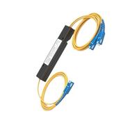 YUGSHNKFC Uprades 1X2 Singlemode Fiber Optics Splitter With Tapered Box Designs Optical Coupler For Communication Systems