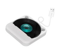 YUGSHNKFC USB Car Disc Player for Vehicle Sound Systems with Assistant Input and Handheld Controller for Simple Operating Car Disc Player