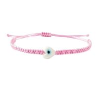 YUGSHNKFC Vibranting Braided Rope Anklet Or Wristband Decorative Eye Accent Unisex Handmade Jewelry Gift Ideas Unisex Adjustable String