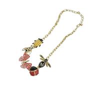 YUGSHNKFC Vintage Punk Jewelry With Colorful Butterfly Animal Charm For Women Handmade Necklace Adjustable Length Neckchain