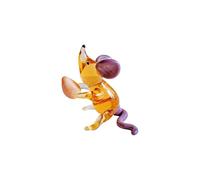 YUGSHNKFC Whimsically Glass Carrying Eggs, Miniature Animal, Gold
